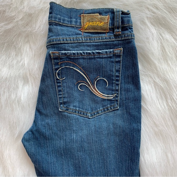 Grane Denim - Vintage Grane Jeans Low Rise Flare Jeans